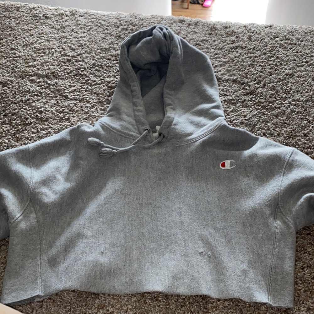 Champion cropped hoodie